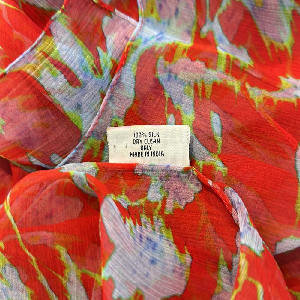 Bindya New York Scarf 100% Silk - Picture 4 of 5